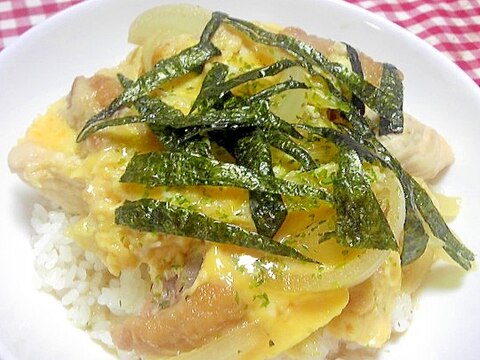 ランチに一人親子丼